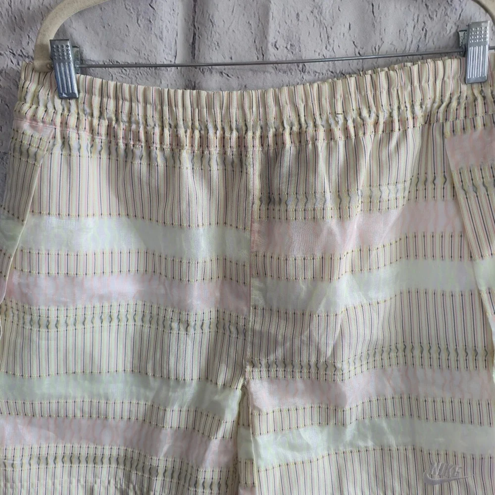 Nike NWT Women's Sportswear Earth Day Pastel Striped Athletic Shorts